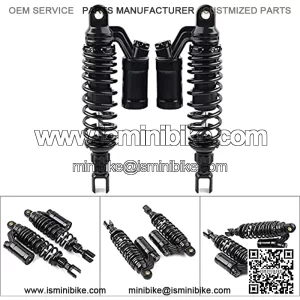 Motorcycle 1 Pair 320mm 12.5" Air Shocks ATV Shock Absorber UTV Shocks with Clevis End For Honda, For , For Yamaha ATV UTV Go Kart Quad Dirt Bikes