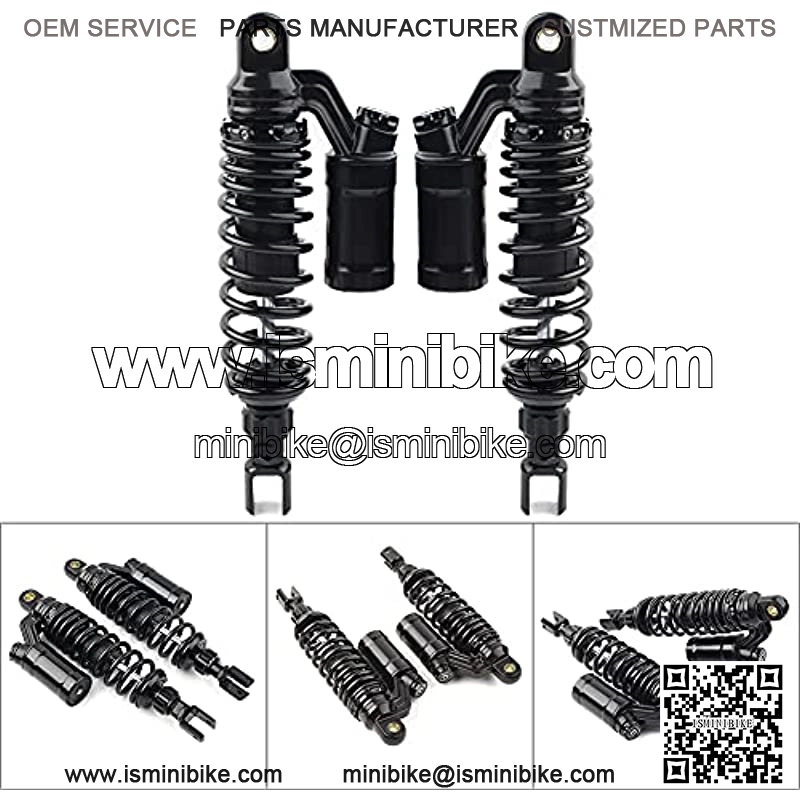 Motorcycle 1 Pair 320mm 12.5" Air Shocks ATV Shock Absorber UTV Shocks with Clevis End For Honda, For , For Yamaha ATV UTV Go Kart Quad Dirt Bikes
