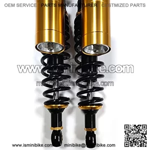 340mm Universal Motorcycle Rear Air Shock Absorbers Compatible with 150CC-750CC Karting Scooter ATV Yamaha Suzuki Honda