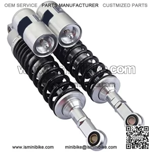 Motorcycle Air Shock Absorbers Universal Fit for Honda Suzuki Yamaha ATV Go Kart Quad Dirt Sport Bikes 320mm 12.6"