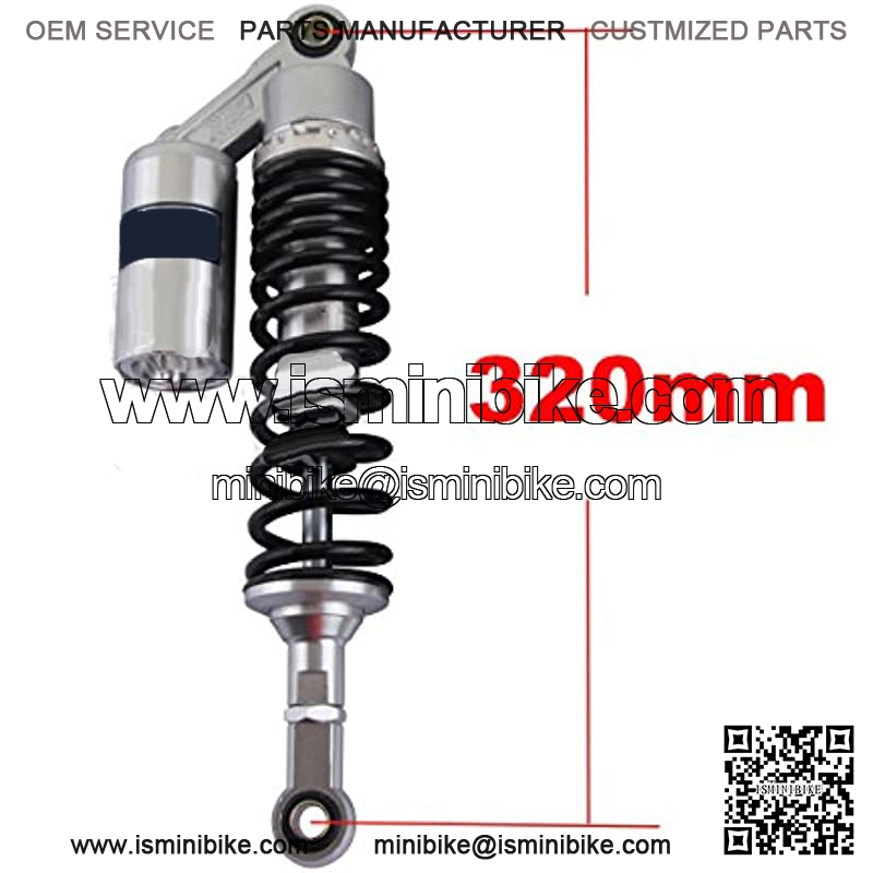 Motorcycle Air Shock Absorbers Universal Fit for Honda Suzuki Yamaha ATV Go Kart Quad Dirt Sport Bikes 320mm 12.6" - Image 3