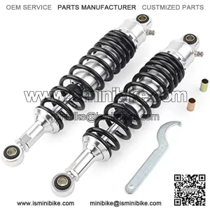 Pair 320MM Motorcycle Rear Shocks Absorbers Suspension Universal Fits for Honda Yamaha Suzuki Scooter ATV UTV Dirt Street Bike