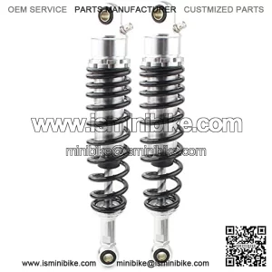 Pair 340MM Motorcycle Rear Shocks Absorbers Suspension Universal Fits for Honda Yamaha Suzuki Scooter ATV UTV Dirt Street Bike