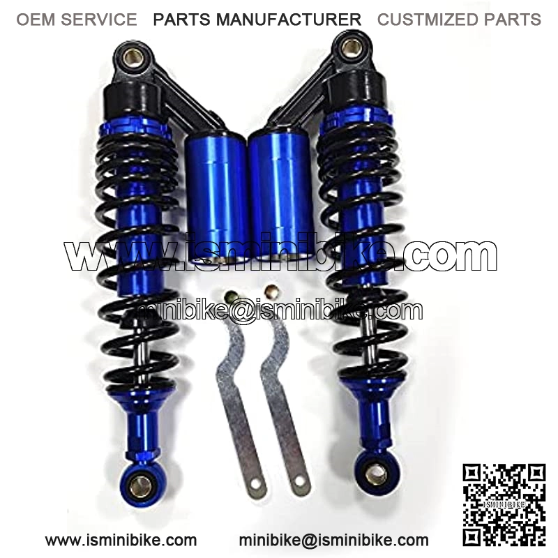 Forever Universal 320mm Motorcycle Air Shocks Absorber Fit for ATV Go Kart Quad Dirt Sport Bikes( jewelry blue,1 Pair)