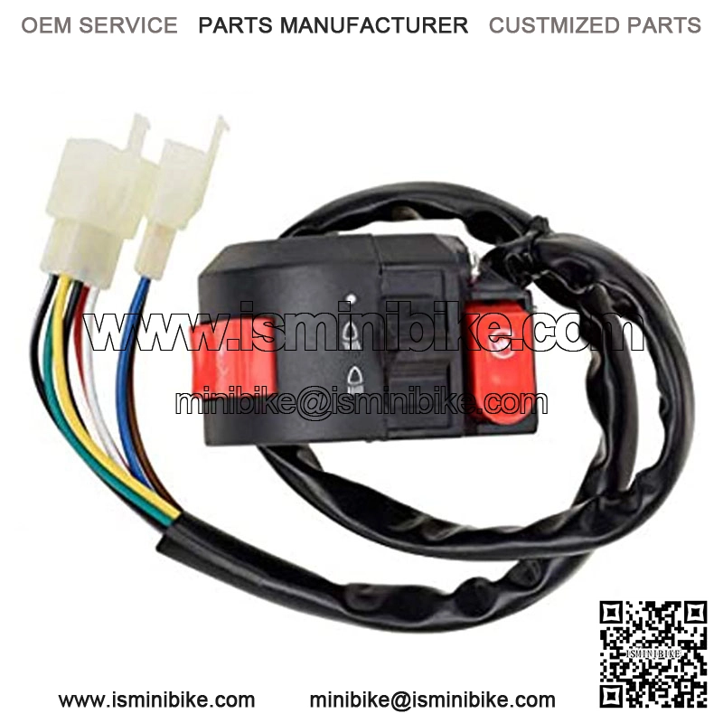 4 Wires Ignition Switch Key with Cap+3 Function Left Starter Switch Assembly for 50cc 70 cc 90cc 110 cc 125cc 150cc SUNL ATV Quad 4 Wheeler 125cc Apollo Dirt Bike Scooter Parts - Image 3