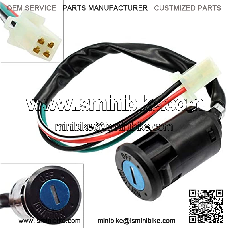 2pcs 4 Wire Universal Ignition Key Switch for Quad ATV 50cc 70cc 90cc 110cc 125cc Dirt Bike Scooter Pocket Bikes - Image 4