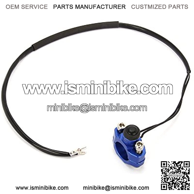 Motorcycle Ignition Kill Start Switch Engine Push Button Universal For 7/8" Handlebar YZ85 YZ125 YZ250 YZ250F YZ450F ATV Dirt Pit Bike Go Kart Snowmobile - Blue - Image 4