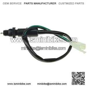 2 Wire Rear Foot Brake Light Switch Universal Replacement for Electric Racing Scooter Mini Dirt Bike ATV 4 Wheeler Quad Moped