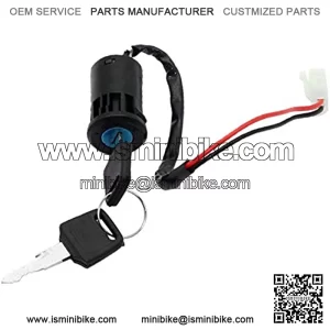 1 Set Universal Ignition Key Switch 2 Wires Ignition Keys Start Switch Lock Key Compatible with ATV Compatible with Go Kart Compatible with Scooter Compatible with Motorcycle Etc 2020