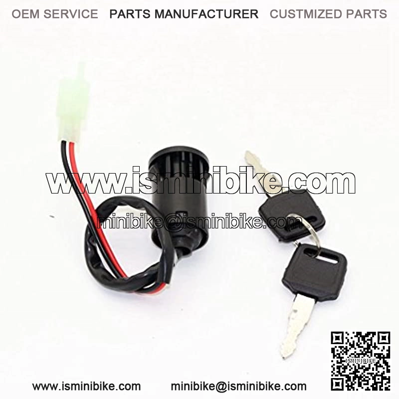 1 Set Universal Ignition Key Switch 2 Wires Ignition Keys Start Switch Lock Key Compatible with ATV Compatible with Go Kart Compatible with Scooter Compatible with Motorcycle Etc 2020 - Image 4