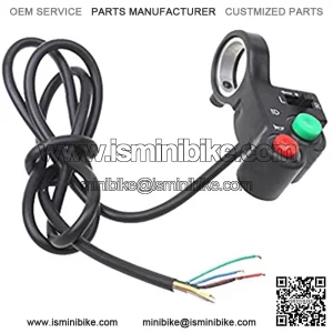 Universal 7/8" Handlebar Turn Signal Light & Horn Switch Button for Spotlight Scooter Electrombile Moped