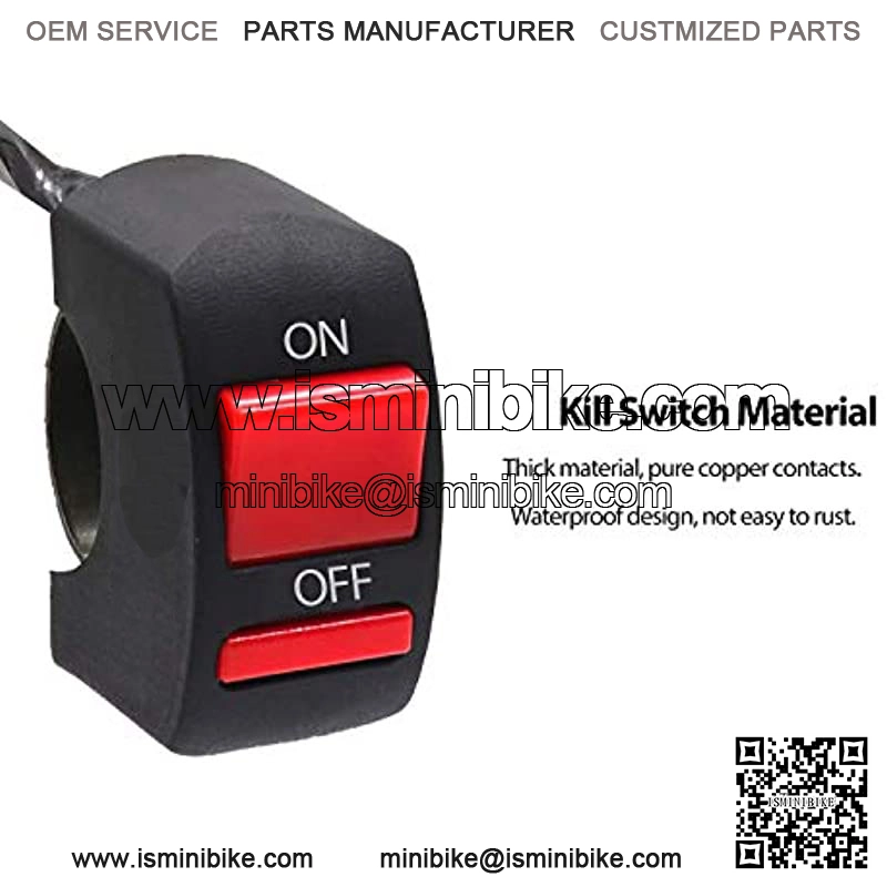 KB1-L01 Motorcycle Handlebar Toggle Switch Button On Off for LED Headlight Scooter ATV Dirt Pit Baja Doodle Bug DB30 Mini Bike - Image 3