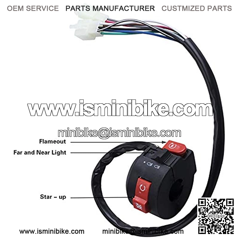 AUTOMOTIVE 3 Function Left Switch Assembly + Spark Plug for 50cc 70 cc 90cc 110cc 125cc 150cc ATVs Quad 4 Wheelers Taotao SunL Coolster - Image 2