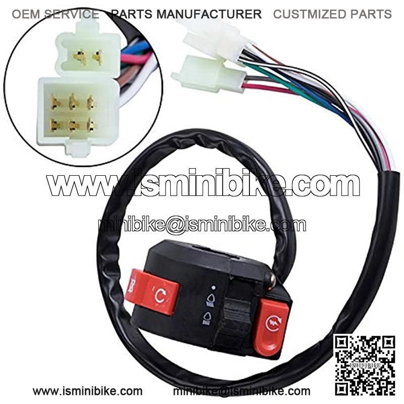 AUTOMOTIVE 3 Function Left Switch Assembly + Spark Plug for 50cc 70 cc 90cc 110cc 125cc 150cc ATVs Quad 4 Wheelers Taotao SunL Coolster - Image 3