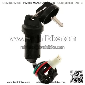 Generic Paquete de 4-10 Llaves de Encendido Scooter ATV ciclomotor Kart Motocicleta el??ctrica Interruptor de Bloqueo 4, 6 Piezas