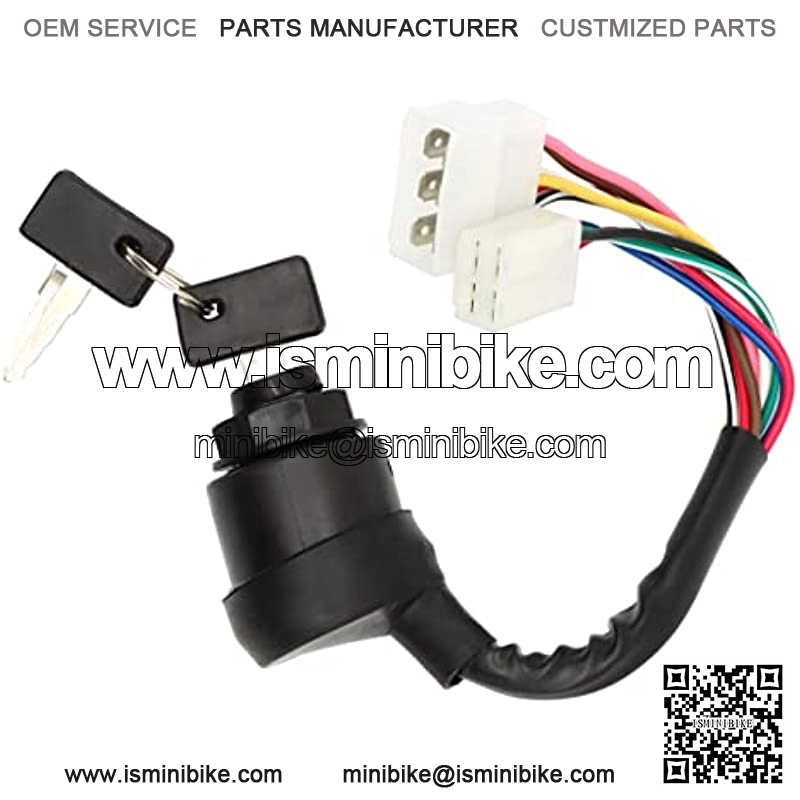 J10-82508-20 Ignition Switch with Keys Compatible with Gas 2 Cycle Golf Cart G1 Models 1979-1989 Replace J17-82508-20 - Image 2