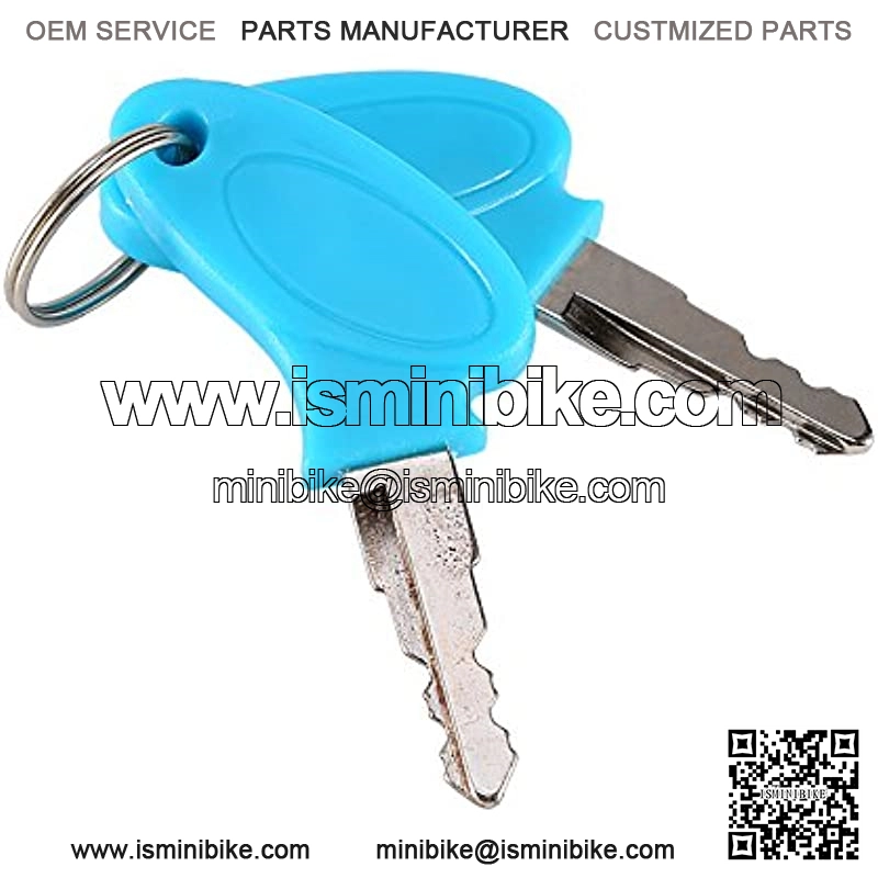 Ignition Switch with Key, 2 Wire Key Ignition Switch Scooter Key Replacement, Universal Locking Keys Lock for Electric Scooter ATV Moped Kart - Image 2