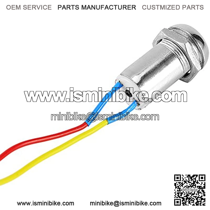 Ignition Switch with Key, 2 Wire Key Ignition Switch Scooter Key Replacement, Universal Locking Keys Lock for Electric Scooter ATV Moped Kart - Image 4