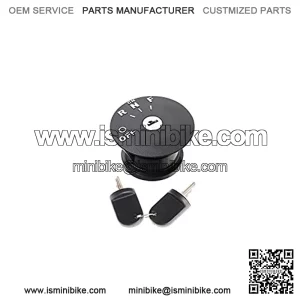 Ignition Switch with Keys 4 Position Replacement for 48V RXV EZGO Electric Golf Cart 2008 - Up