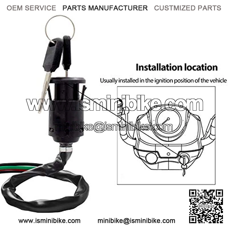 SK0-001 Universal Motorcycle Ignition Switch Key Replacement for Suzuki KTM Honda Yamaha Kawasaki - Image 4