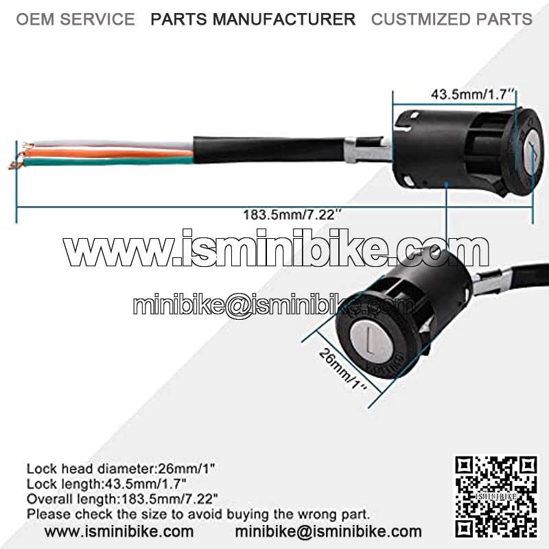 3 Wire Ignition Switch Key for 50cc 70cc 90cc 110cc 150cc 200cc 250cc Go Kart Dune Buggy Buggies ATV & Dirt Bike Parts - Image 2