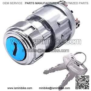 3 Wires Ignition Key Switch Universal Engine Starter Switch Off/On/(Start) for Car Motorcycle Tractor M-043