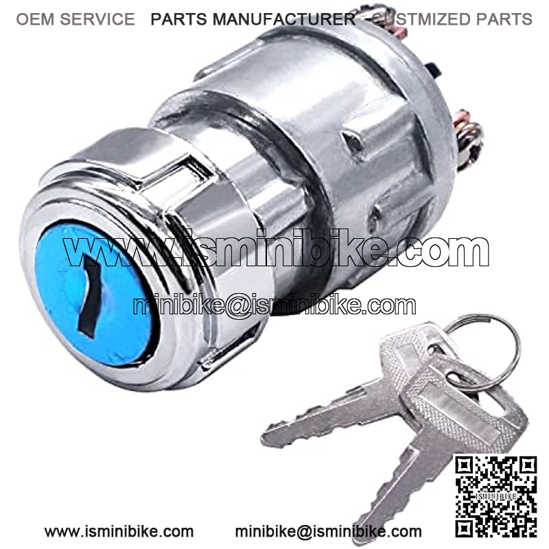 3 Wires Ignition Key Switch Universal Engine Starter Switch Off/On/(Start) for Car Motorcycle Tractor M-043