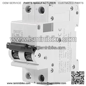 2 Wires Ignition Switch Key Starter Switch with 2 Keys On-Off for Electric Scooter ATV Moped Go Kart (Picture is displayed incorrectly, Please Refer to The Picture Shown in The Comment for Details)