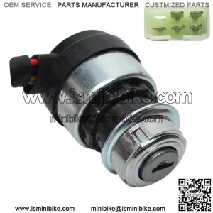 5-Wire Ignition Key Switch for Go Karts & UTVs
