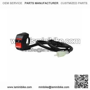 On/Off Switch (Kill Switch) with Wires for the Tomberlin Firehawk 6.0 Hp Mini Bike