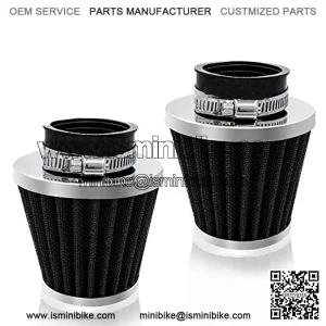AR2-F01 38/39/40mm Air Filter Intake Cleaner Replacement for 50cc 90cc 110cc 125cc 150cc 200cc GY6 Motorcycle ATV Scooter Quad Go Kart Moped Pit Dirt Racing Bike Yamaha Suzuki Baja TaoTao