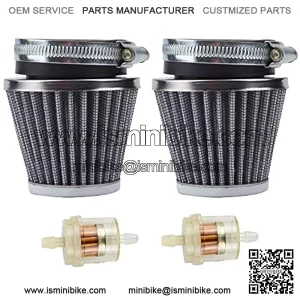 54mm Air Filter Fuel Cleaner Compatible with CB1000C CB1100F CB750C CB750F CB750K CB750L CB750SC CB900C CB900F Kawasaki KZ1000 KZ1100A KZ750B ZL1000 Dirt Bike ATV Scooter