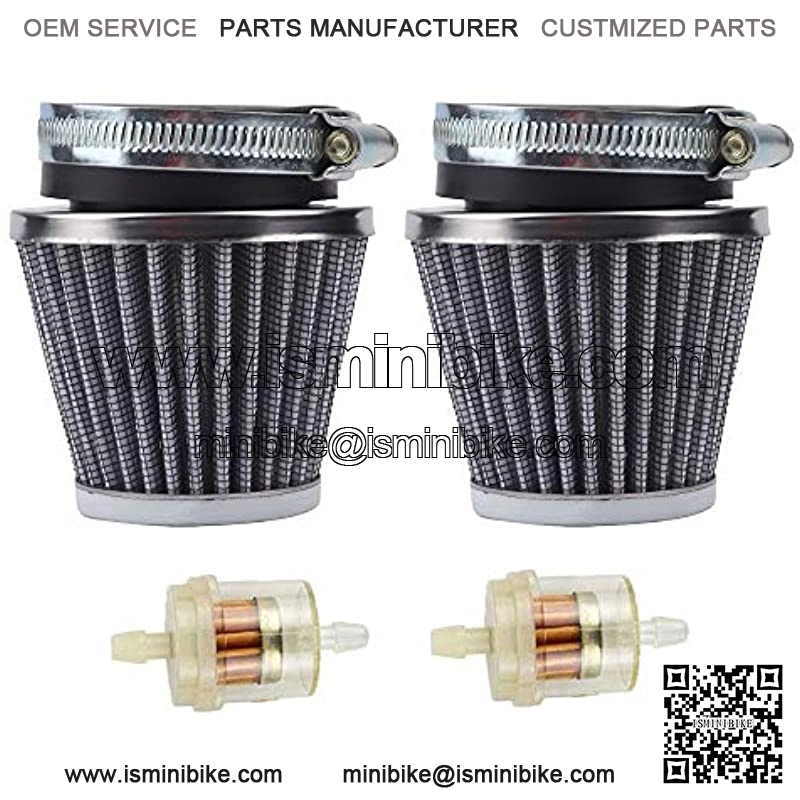 54mm Air Filter Fuel Cleaner Compatible with CB1000C CB1100F CB750C CB750F CB750K CB750L CB750SC CB900C CB900F Kawasaki KZ1000 KZ1100A KZ750B ZL1000 Dirt Bike ATV Scooter