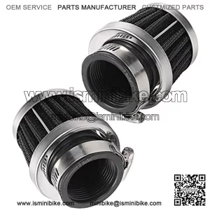 2Pcs 1.1'' 28mm Air Filter for ATV Pit Dirt Bike Motorcycle