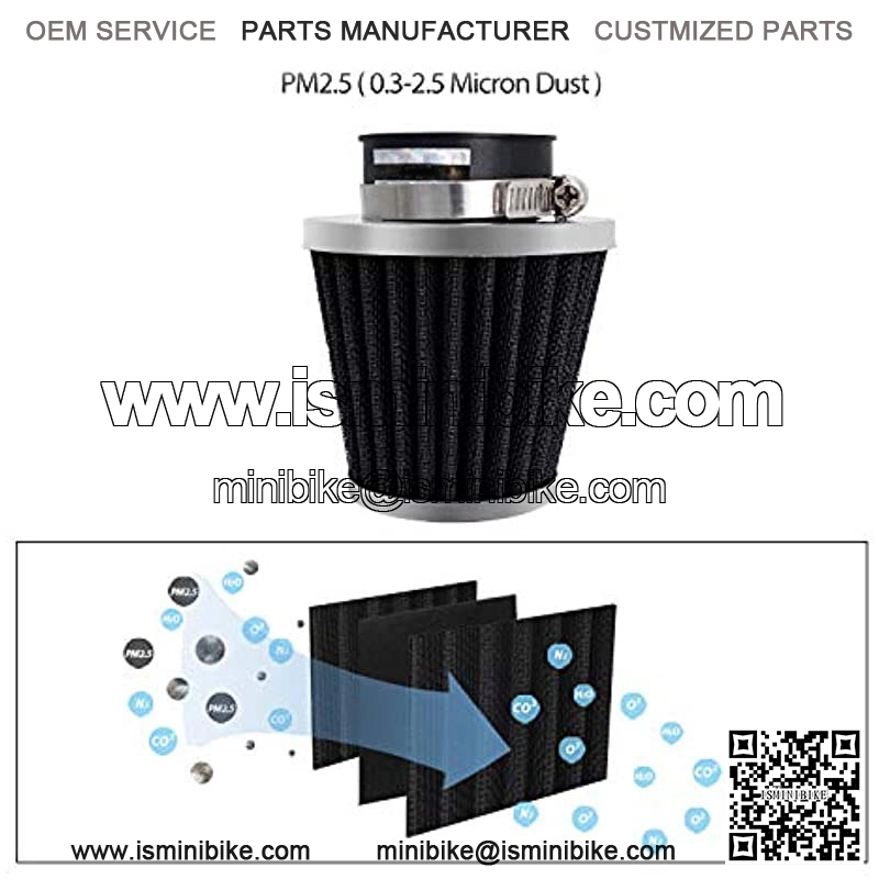 SR1-AF3 38mm Air Filter for GY6 50cc QMB139 Moped Scooter Off Road Motorcycle ATV Quad Wheeler XR50 CRF50 XR CRF 90cc 110cc 125cc Dirt Pit Bike - Image 2
