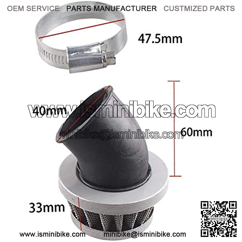 35mm Air Filter Cleaner 50cc 70cc 110cc 125cc Dirt Pit Bike Scooter Moped Compatible with Go kart - Image 2