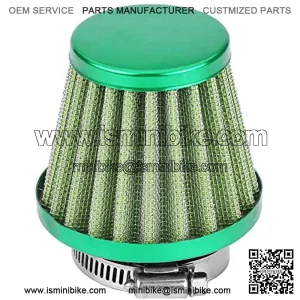 Motorcycle 38mm Air Filter Fuel Cleaner for 49cc 50cc 70cc 90cc 110cc 125cc 150cc 200cc ATV Quad Dirt Pit Bike Gy6 Scooter Go Kart (Green),5% coupon applied at checkout,with coupon