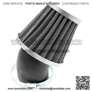 38mm 39mm 40mm 1.5in Air Filter Cleaner 45 Degree Angled Compatible for 50cc - 90cc 110cc 125cc 150cc 200cc Motorcycle ATV Quad Scooter Moped Chopper Pit Dirt Pocket Mini Super Bike GY6 CB750