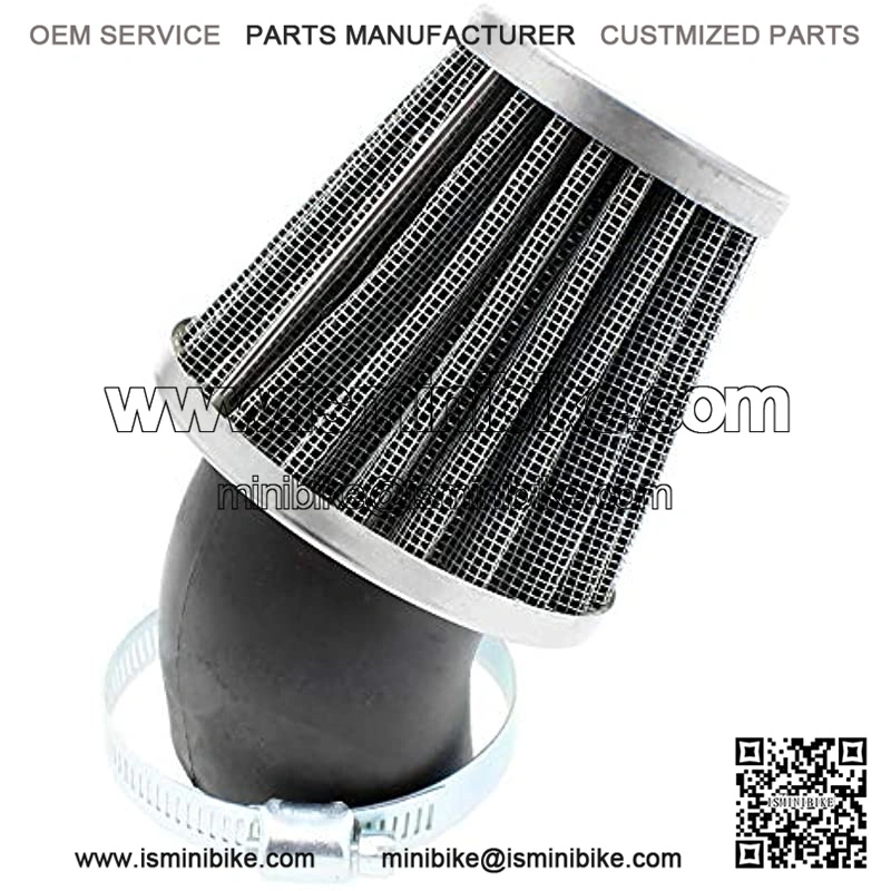 38mm 39mm 40mm 1.5in Air Filter Cleaner 45 Degree Angled Compatible for 50cc - 90cc 110cc 125cc 150cc 200cc Motorcycle ATV Quad Scooter Moped Chopper Pit Dirt Pocket Mini Super Bike GY6 CB750