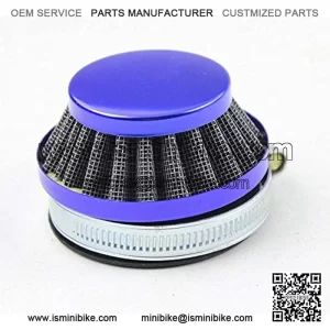 58mm Blue Air Filter For Gas Motorized Bicycle Mini ATV Dirt Pocket Bikes