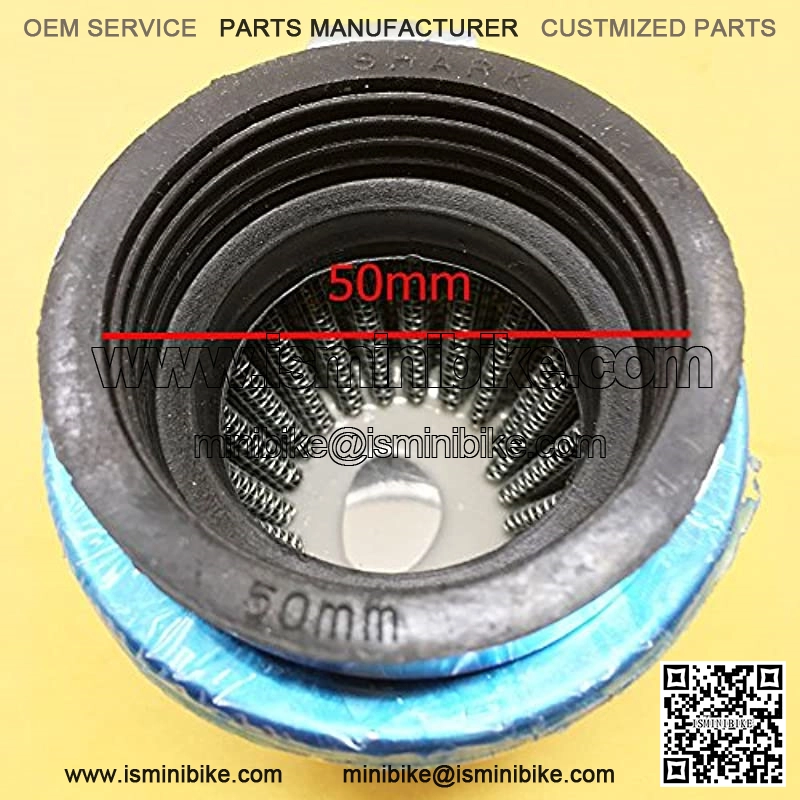 2pcs 50mm Air Filter 125cc-250cc ATV Go Kart Moped Scooter Motorcycle Dirt Bike - Image 3