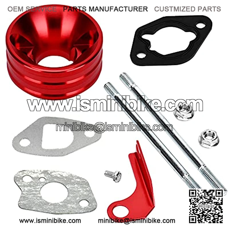 212cc 6.5 Hp Predator Air Filter with Gasket Adapter Intake Kit for 6.5HP Honda Clone GX160 GX200 Go Kart Mini Bike - Image 2