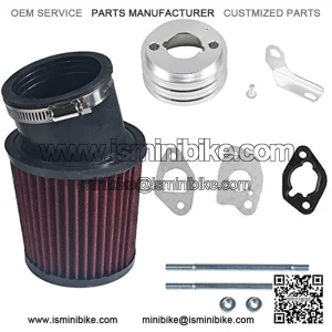 Inlet Air Filter Kit for Go Karts & Mini Bikes with 212cc 6.5HP Predator Engine
