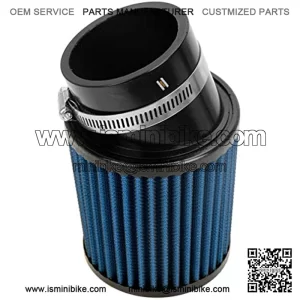 Blue Air Filter Cleaner for Predator 212cc Motor Clone 196cc Trailmaster mid XRX Go Karts Robin GX140 GX160 GX200 Cart Trail CT200U bt200 Mini Bike Engines Motorsports