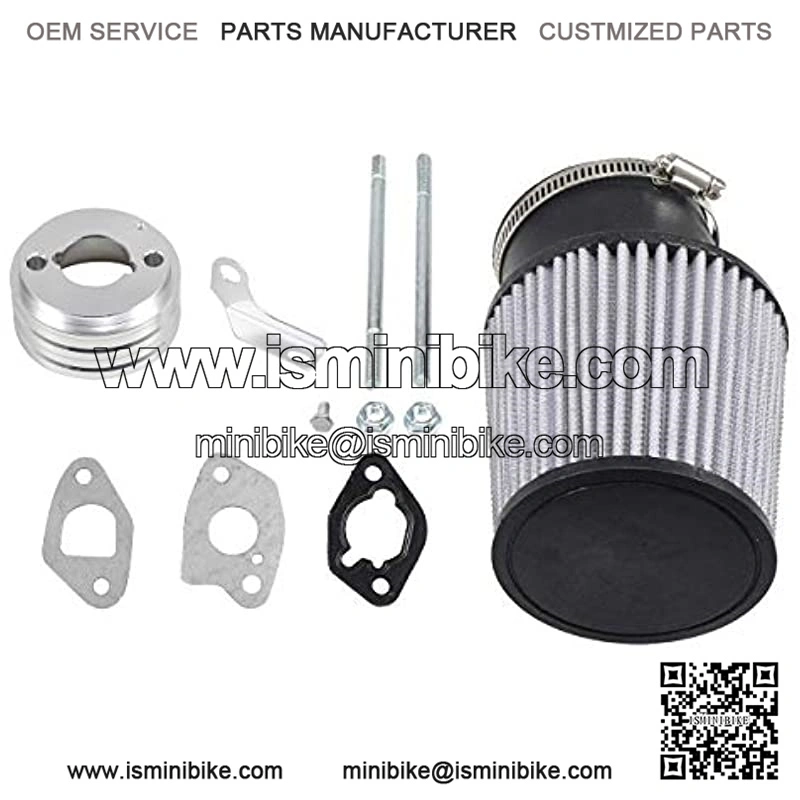 Inlet Air Filter Kit For Go Karts & Mini Bikes with 212cc 6.5HP Predator Engine