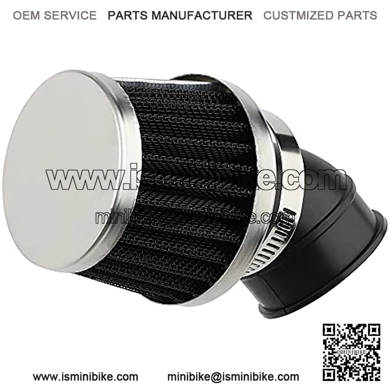 35mm 45 Degree Bend Inlet Air Filter Compatible with 50cc 70cc 90cc 110cc 125cc Kawasaki Suzuki Yamaha Motorcycle ATV Quad Dirt Bike Pit Mini Scooter Go Kart Moped - Image 3