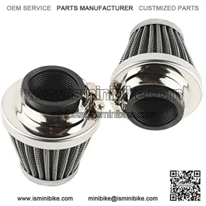 Pack of 2 Universal 35mm Air Filter Cleaner 50cc 70cc 90cc 110cc 125cc Motorcycle ATV Quad Scooter Go Kart