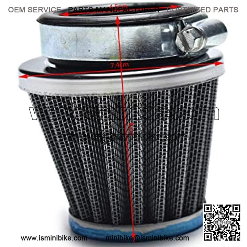 Motorcycles Air Filter 1 3/4" 45mm for 140CC 150CC Dirt Bike Taotao Mini Pit Motor Bike - Image 2