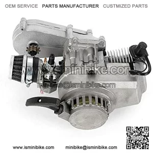 49CC 2-Stroke Engine&Transfer Motor Gear Box Air Filter Mini Pocket Dirt Bike ATV/Scooter Pull Start USA USA STOCK