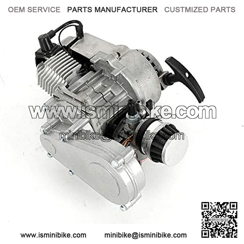49CC 2-Stroke Engine&Transfer Motor Gear Box Air Filter Mini Pocket Dirt Bike ATV/Scooter Pull Start USA USA STOCK - Image 3